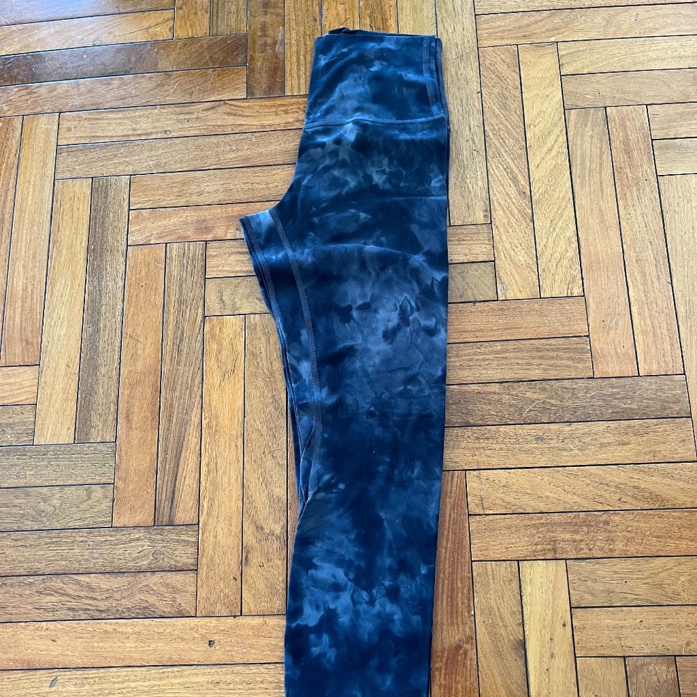 lululemon Align™ High-Rise Pant 25", Diamond Dye Pitch Grey Graphite Grey, 4